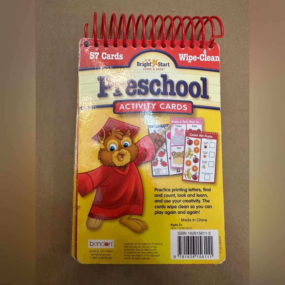 Preschool Activity 57 Cards 3+ - Picture 2 of 5